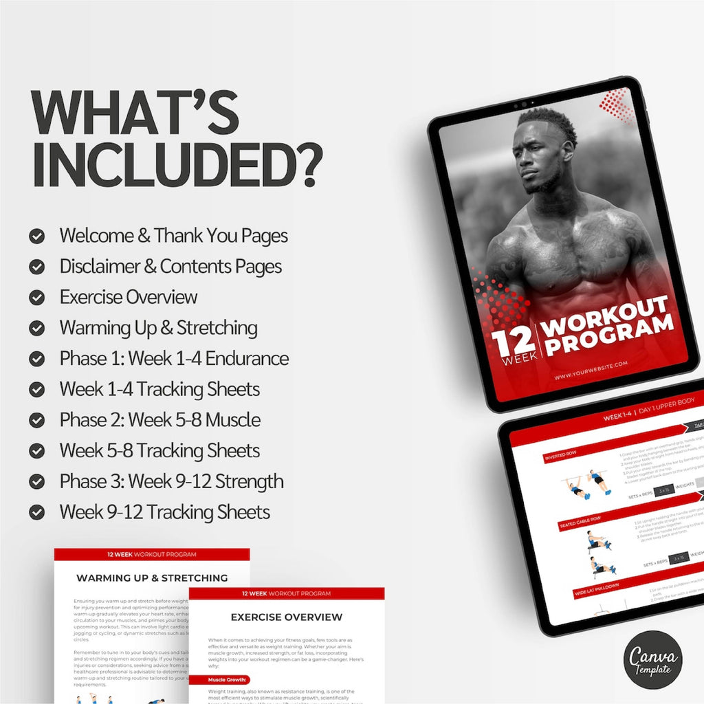 Rebrandable Fat Loss eBook | 12 Week Nutrition & Training Guide | Done-for-You Fitness Resource for Health Coaches