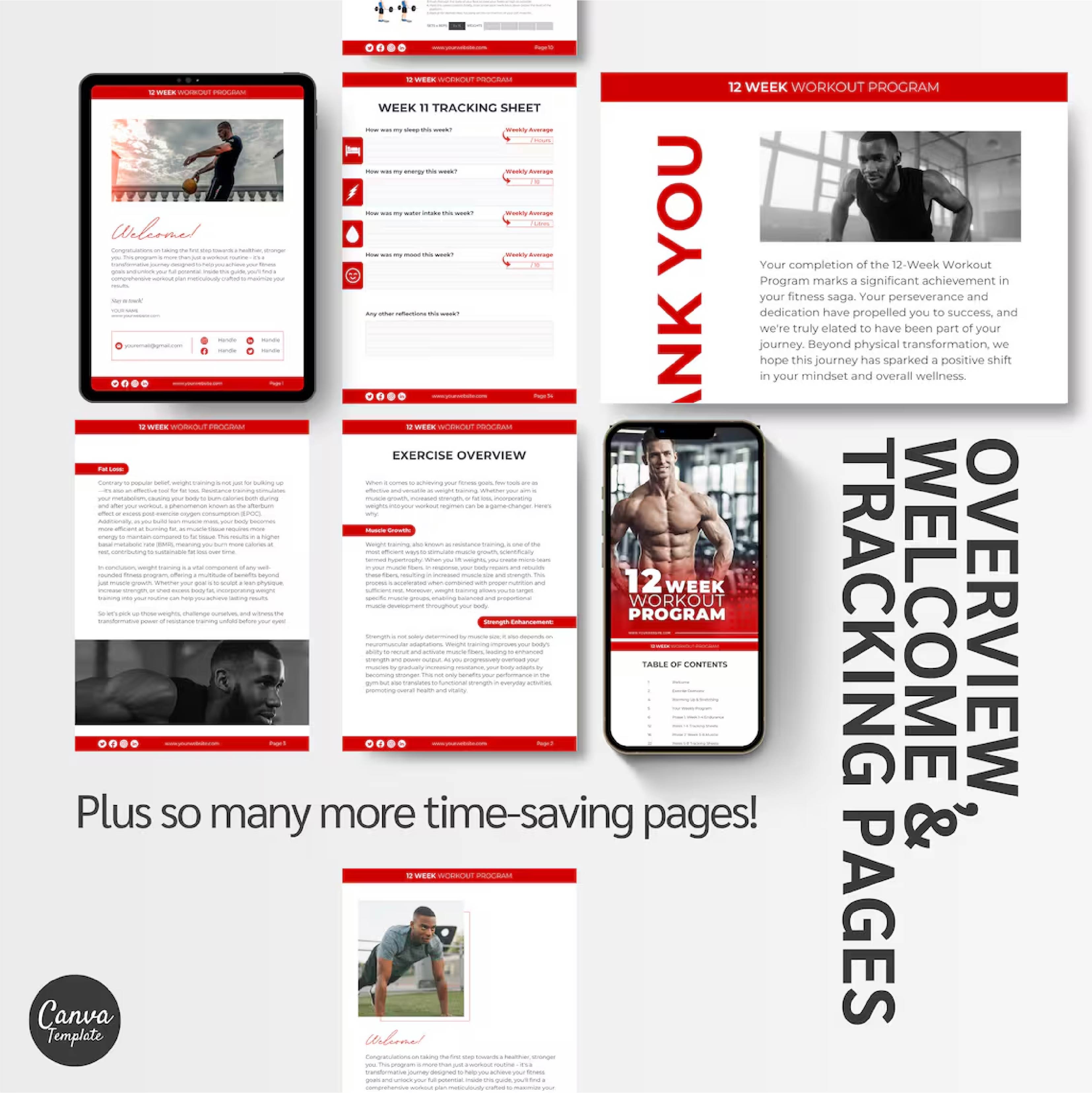 Rebrandable Fat Loss eBook | 12 Week Nutrition & Training Guide | Done-for-You Fitness Resource for Health Coaches
