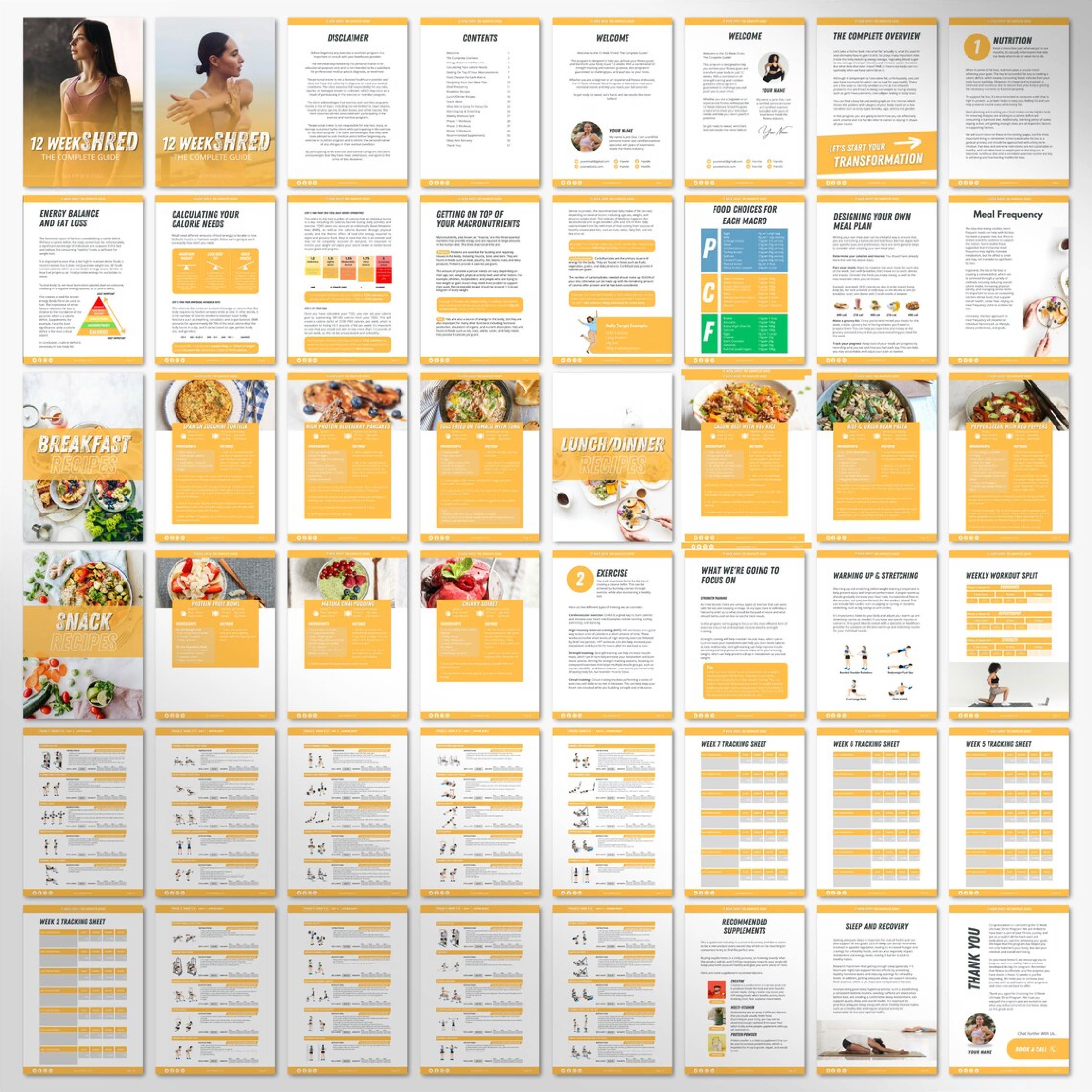 12-Week Strong & Lean Transformation Program | Done-For-You Fitness & Nutrition Coaching Template