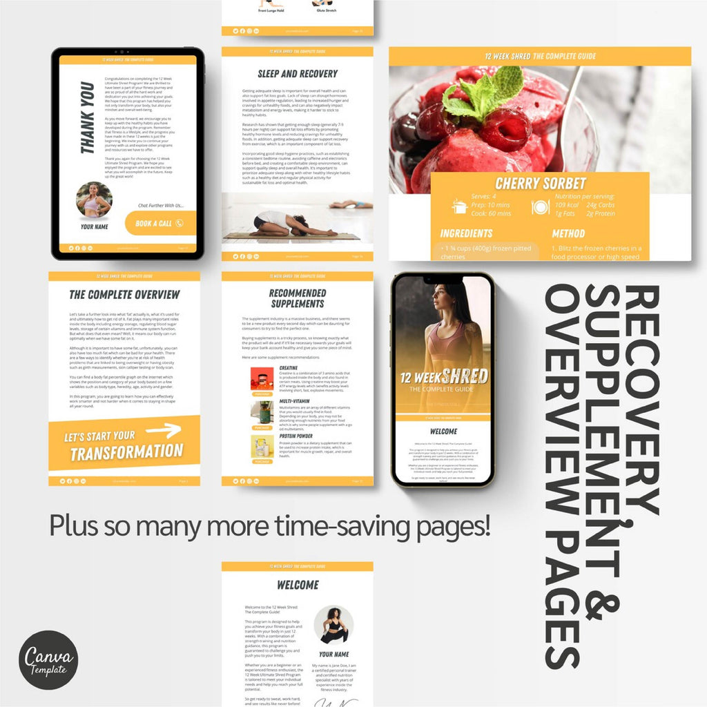 12-Week Strong & Lean Transformation Program | Done-For-You Fitness & Nutrition Coaching Template