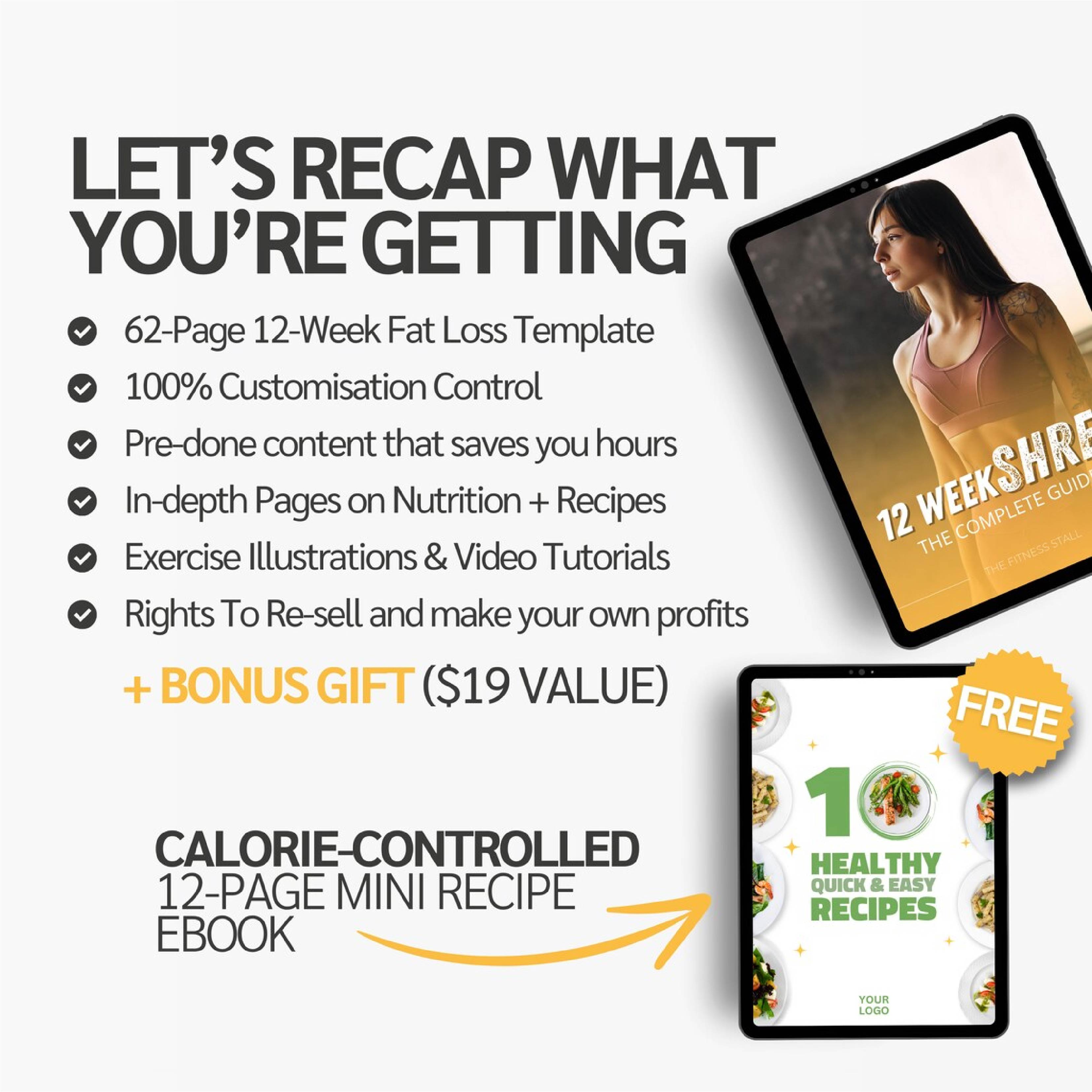 12-Week Strong & Lean Transformation Program | Done-For-You Fitness & Nutrition Coaching Template