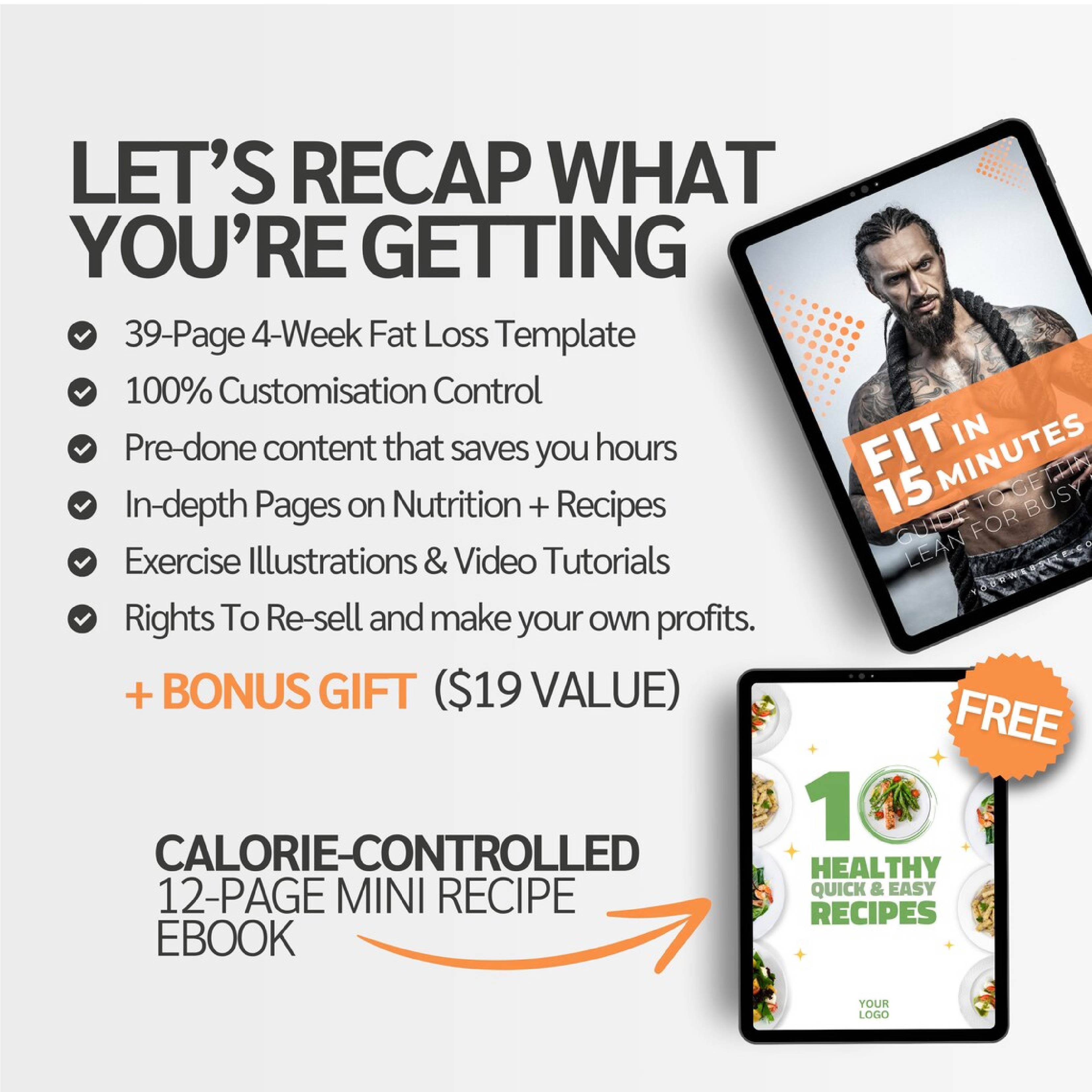 Fit in 15 Minutes: 4-Week Weight Loss & Lean Physique Program for Busy Men