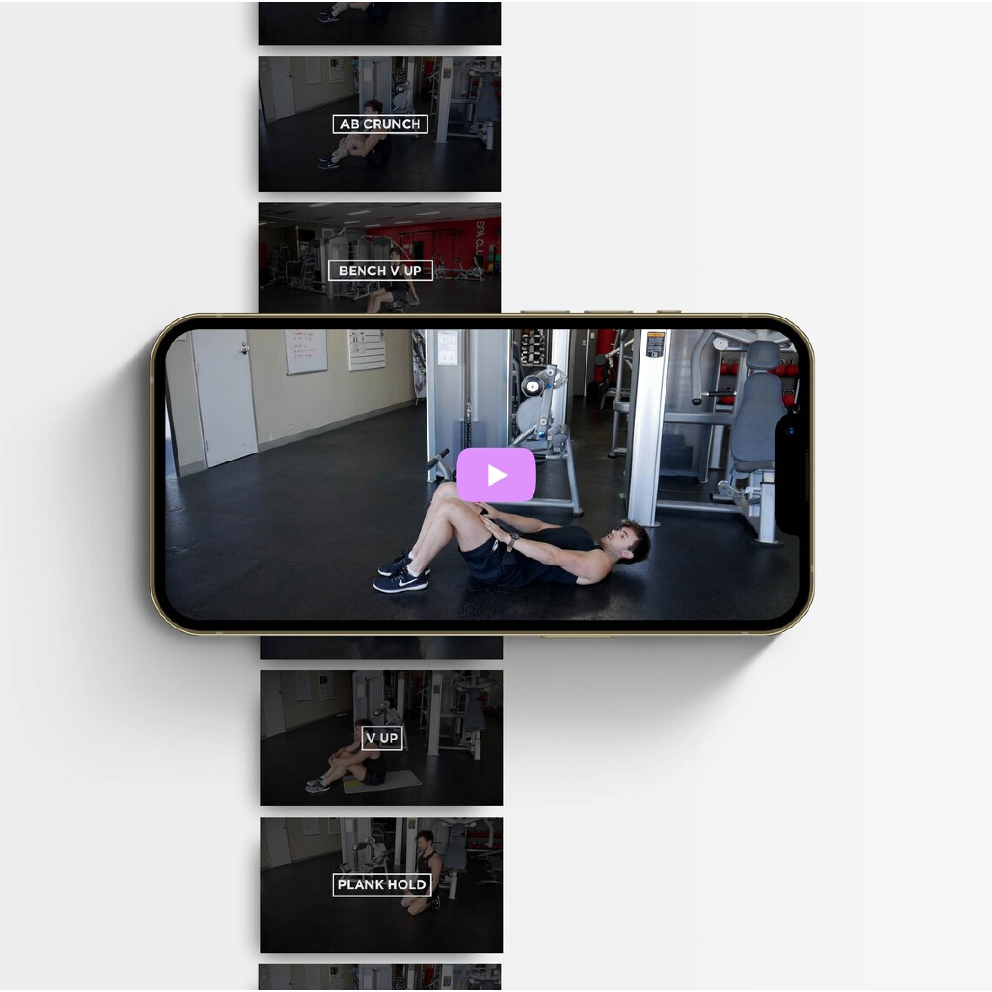 The Fitness Stall – 71 Pre-Made Ab Fitness Exercise Videos
