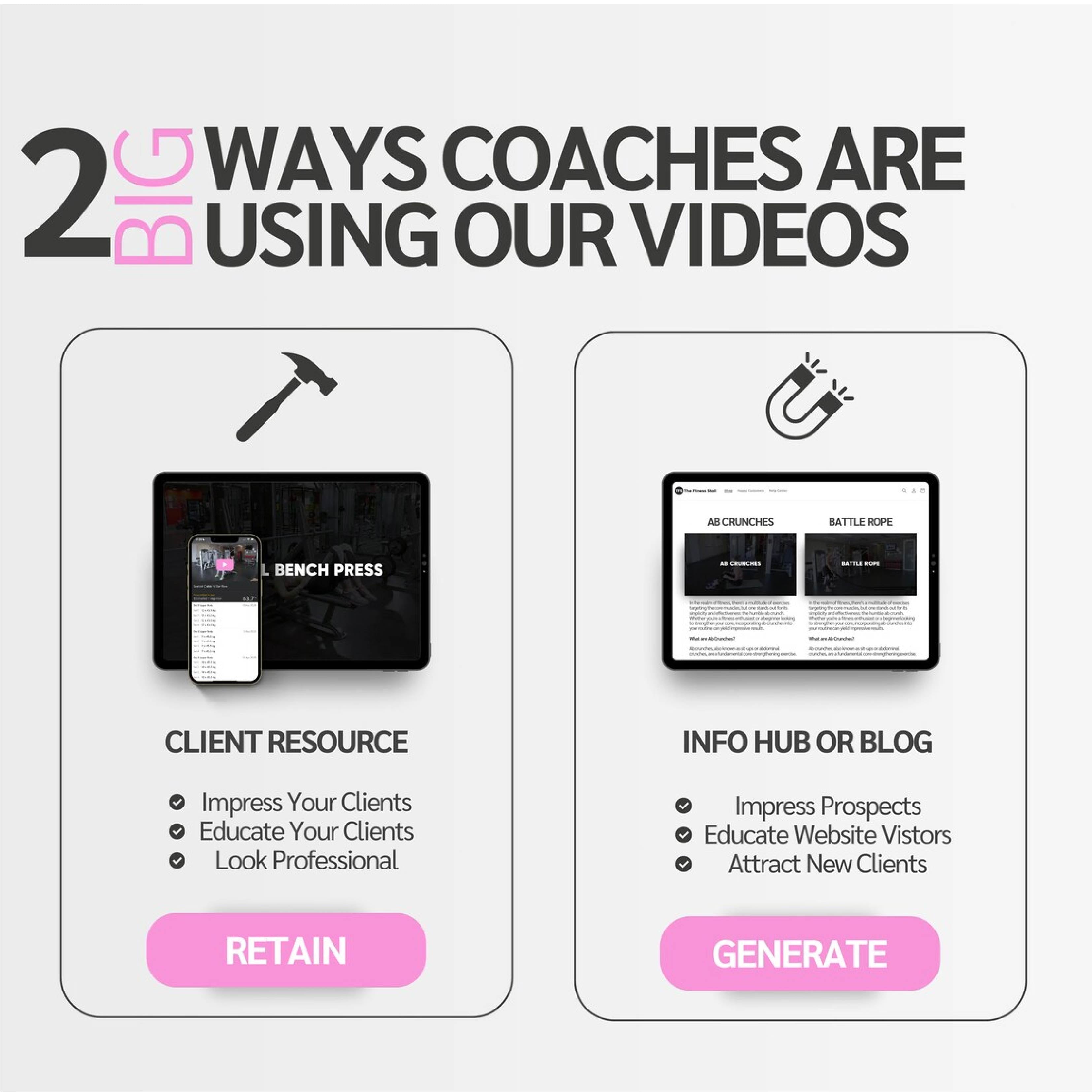 The Ultimate 257-Exercise Fitness Video Library – Full Body, Abs, HIIT & Strength Workouts for Coaches