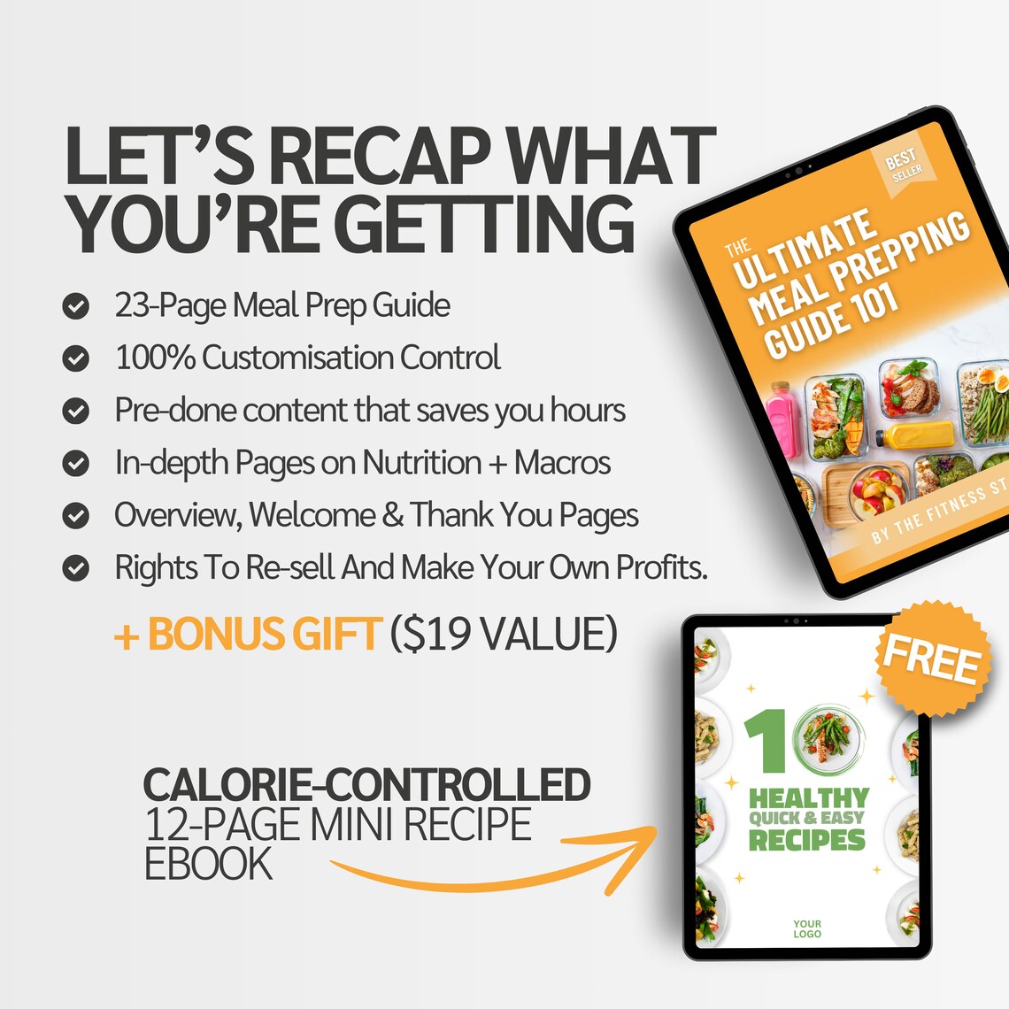 Fitness Coach Resource | Editable Nutrition eBook on Healthy Meals & Macros
