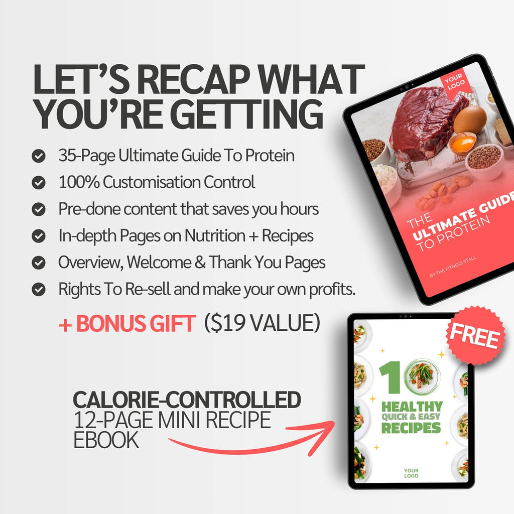 Customizable Protein eBook Template – Meal Planning & Nutrition Canva Guide