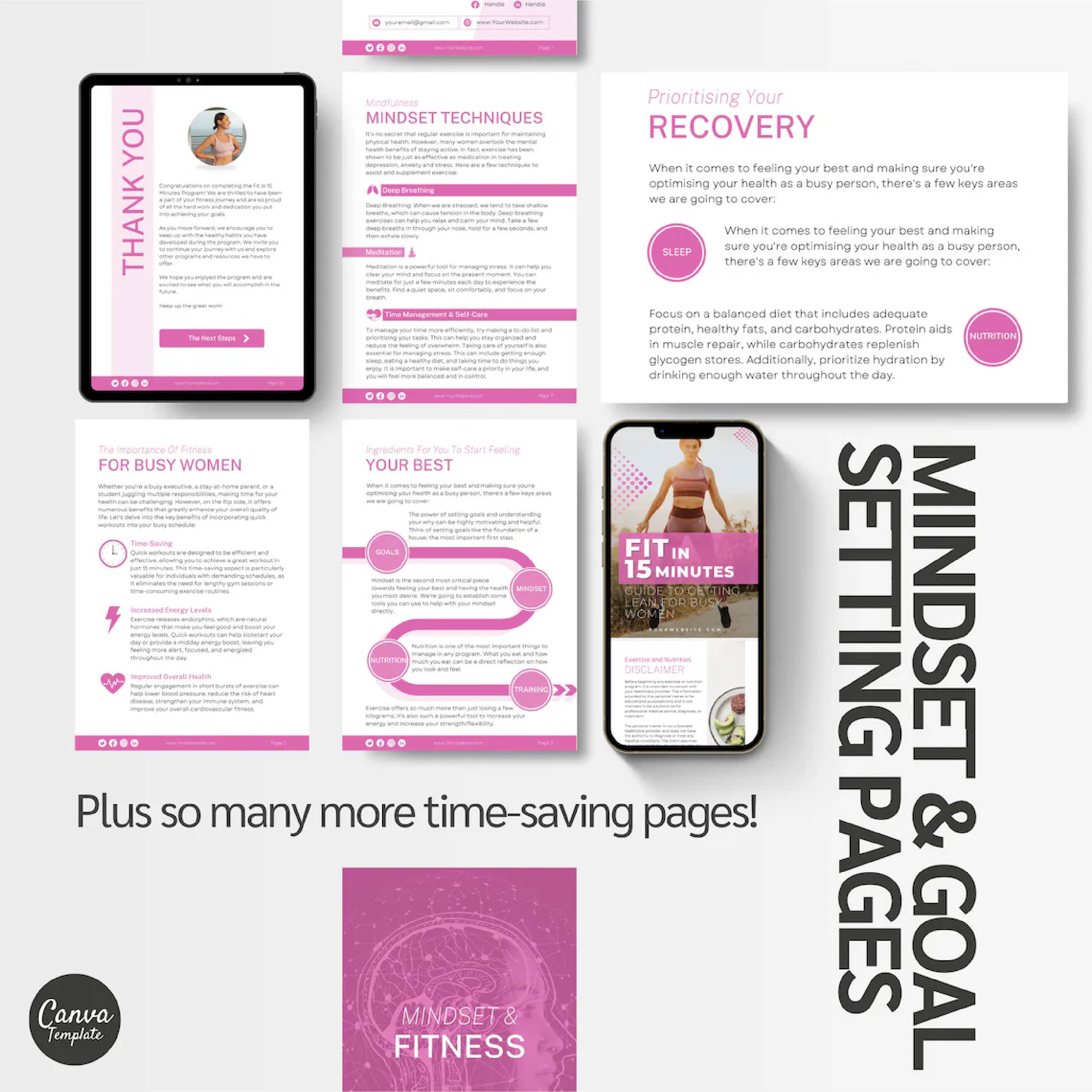15 Minutes: 4-Week Fitness &amp; Nutrition Program for Busy Women