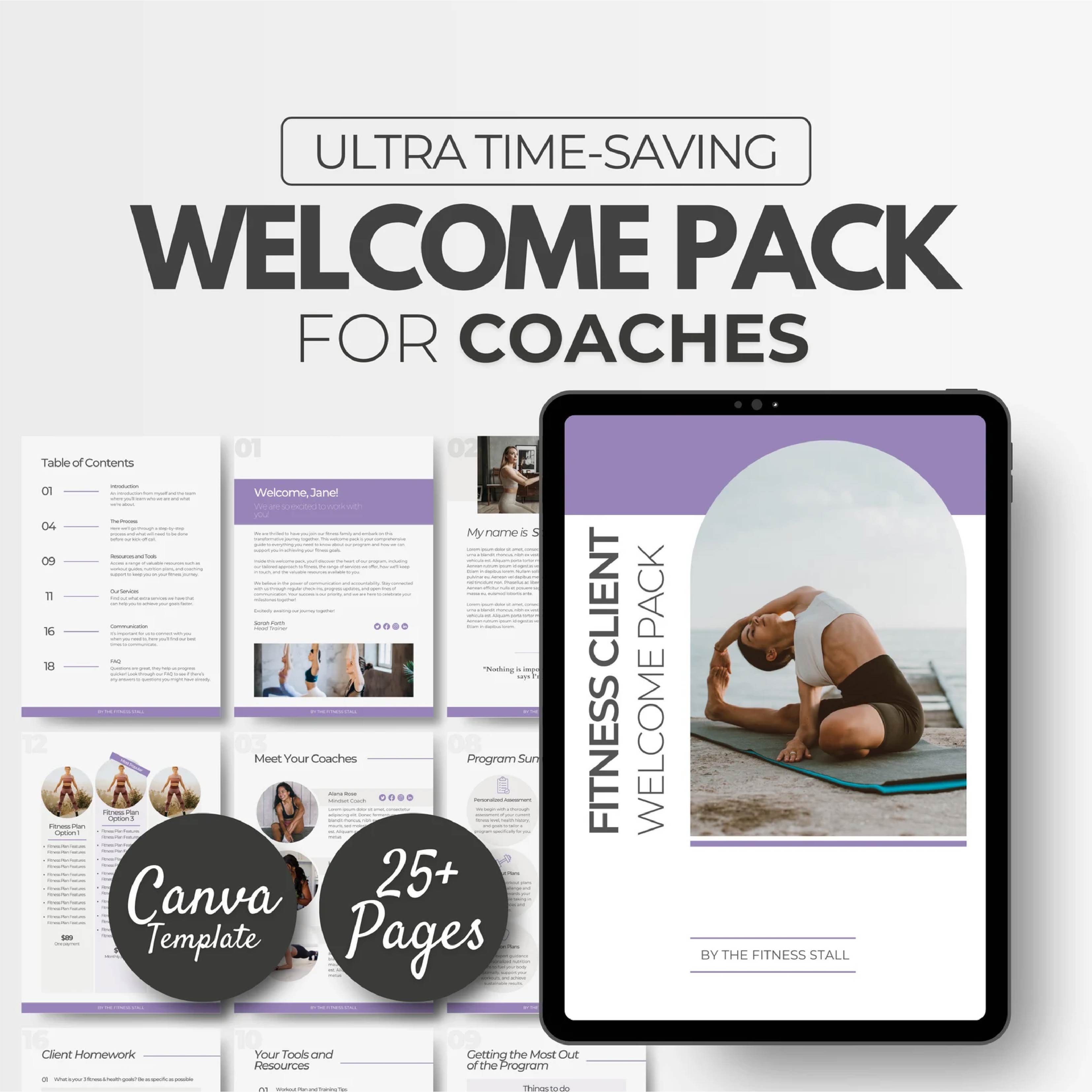 Canva Website Templates for Fitness Coaches & Personal Trainers