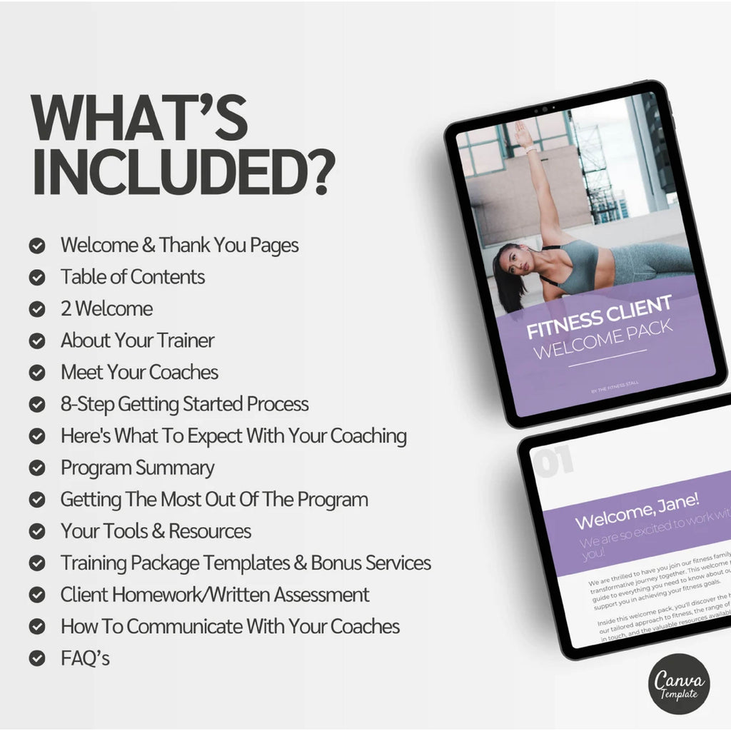 Canva Website Templates for Fitness Coaches & Personal Trainers