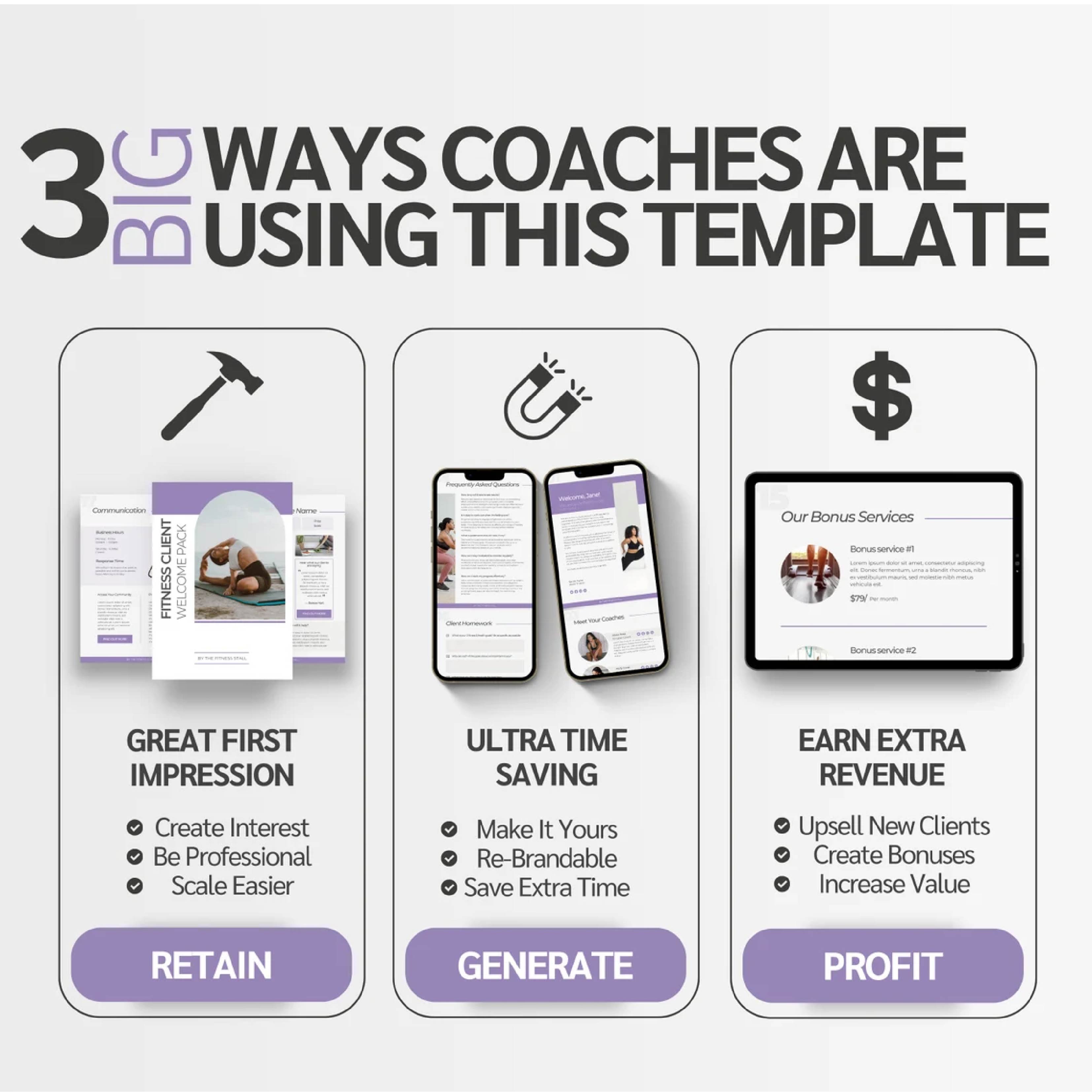 Canva Website Templates for Fitness Coaches & Personal Trainers