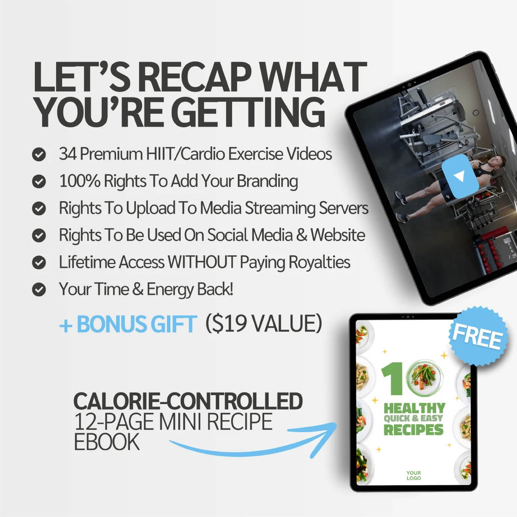 The Fitness Stall – 34 Done-for-You HIIT & Cardio Videos