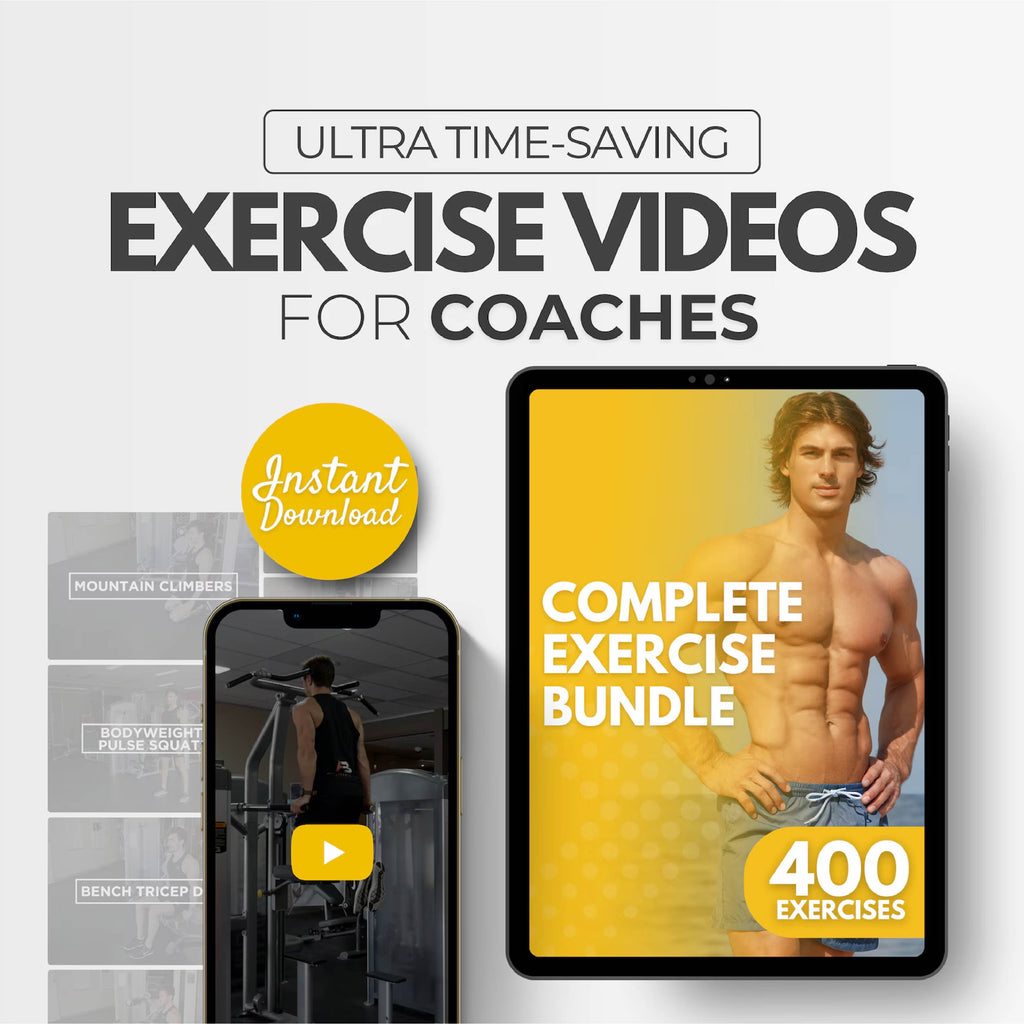 400+ Fitness Exercise Video Library – Full Body, Abs, HIIT & Strength Workouts for Trainers & Coaches