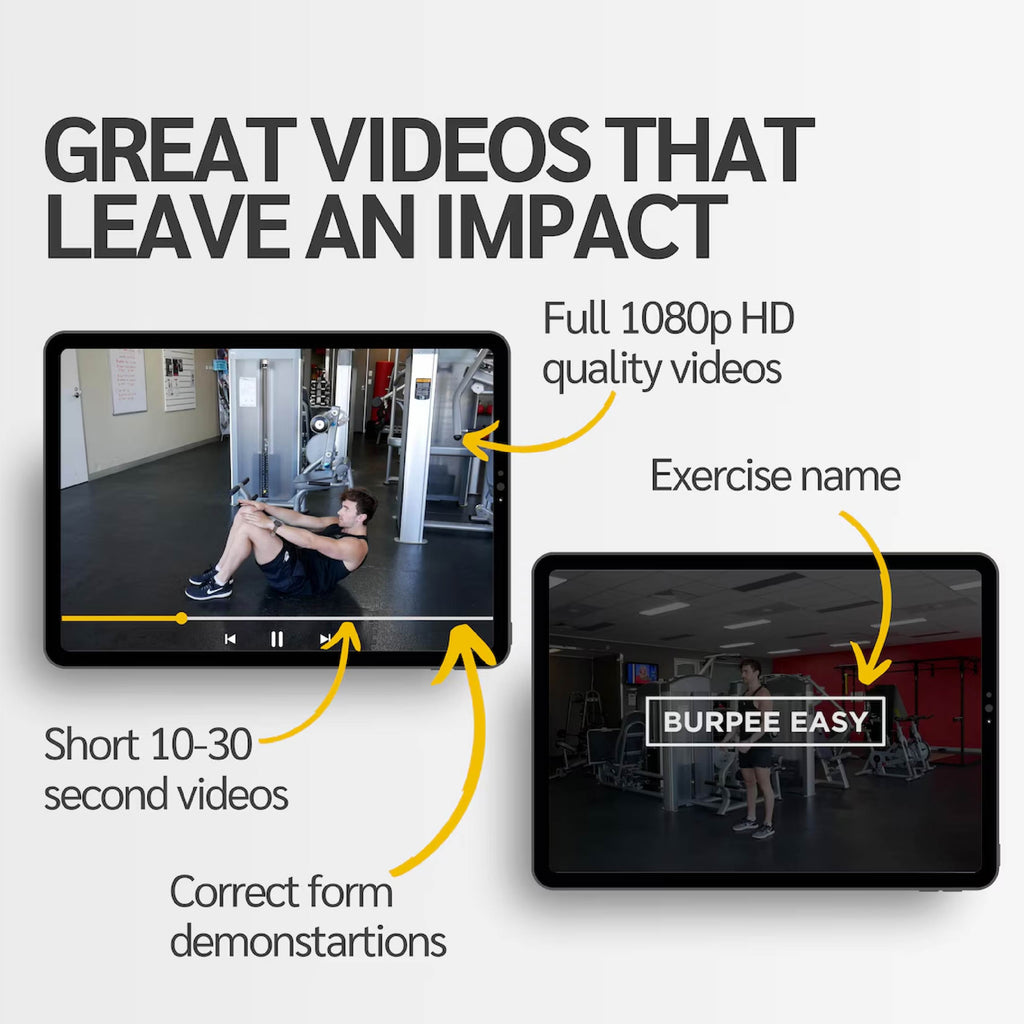 400+ Fitness Exercise Video Library – Full Body, Abs, HIIT & Strength Workouts for Trainers & Coaches