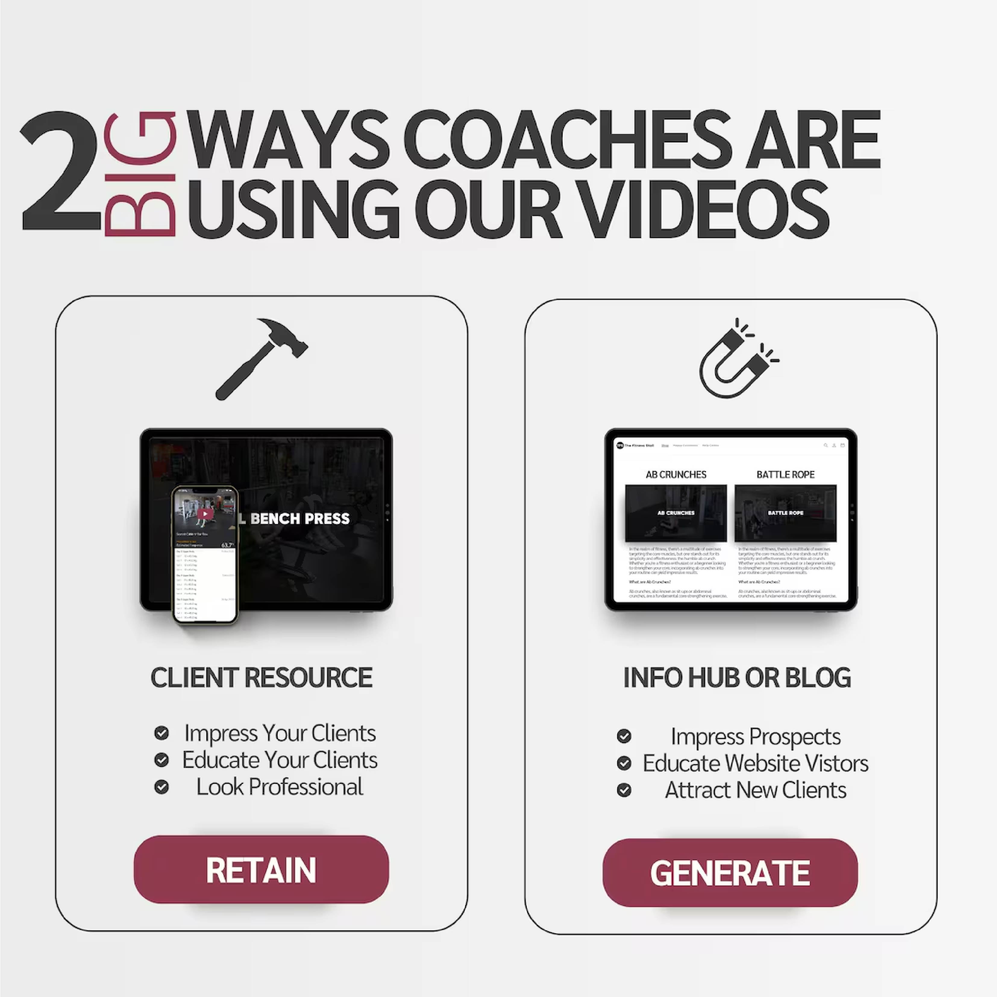 The Fitness Stall – 257 Professional Exercise Videos