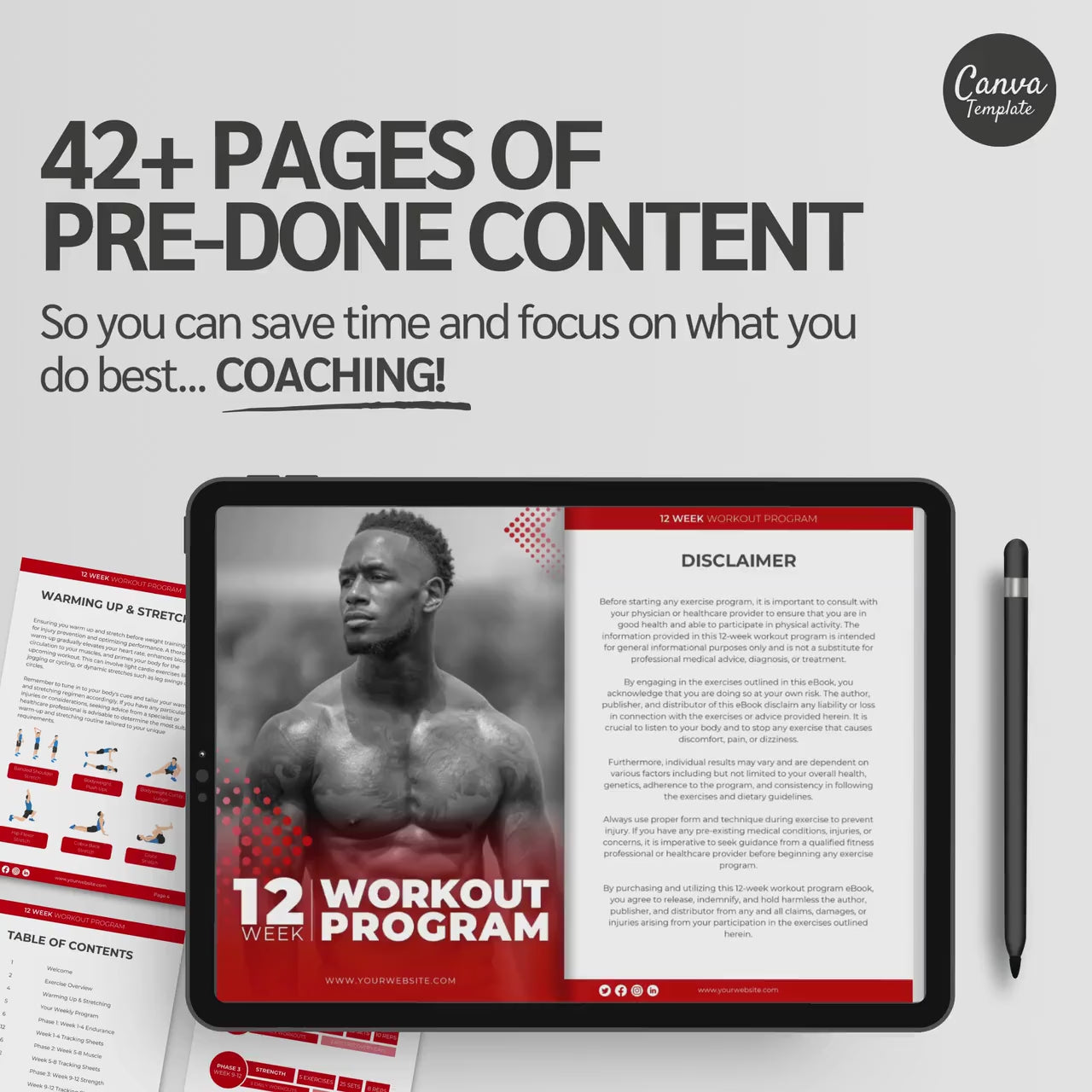 Rebrandable Fat Loss eBook | 12 Week Nutrition & Training Guide | Done-for-You Fitness Resource for Health Coaches